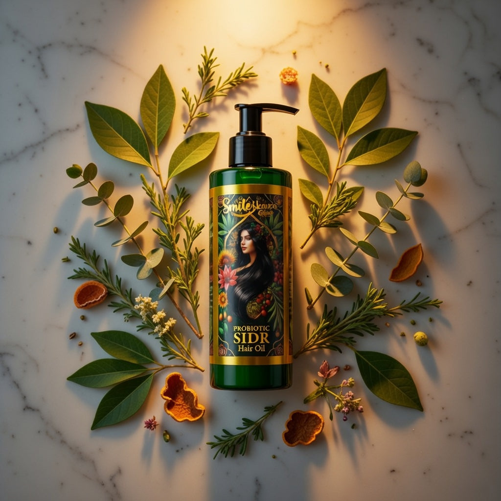 Heaven Smile SIDR Hair Oil 250 ML – زيت السدر لتقوية الشعر،وتقليل التساقط